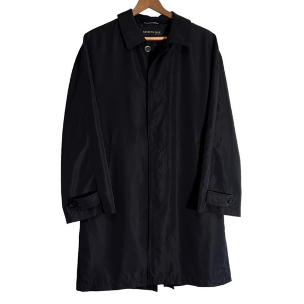 Kenneth Cole Men's Black Water Resistant‎ Packable Lightweight Coat Sz. S